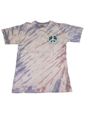 Chinatown Market T Shirt Men's Small Tie Dye Rare Cotton Graphic Peace In Earth